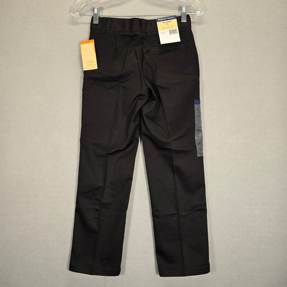 FRENCH TOAST Boys' School Uniform Pleated Relaxed Fit Khaki Pants. 8 Husky - Picture 2 of 14